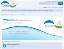 Tablet Screenshot of beeskow-wasser.de